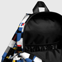 Детский рюкзак Геометрия букв, цвет: 3D-принт — фото 2