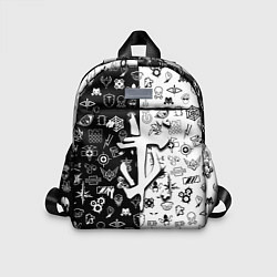 Детский рюкзак Doom ачивки паттерн, цвет: 3D-принт