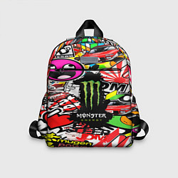 Детский рюкзак Monster energy steel brend, цвет: 3D-принт