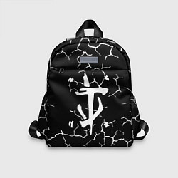 Детский рюкзак Doom трещины текстура, цвет: 3D-принт