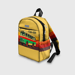 Детский рюкзак Ретро автобус ГЗА-651 поп-арт, цвет: 3D-принт — фото 2