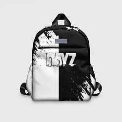 Детский рюкзак Dayz текстура черно белые краски, цвет: 3D-принт
