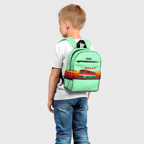 Детский рюкзак Ретро автобус ЛиАЗ 677 / 3D-принт – фото 5