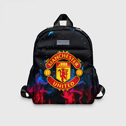 Детский рюкзак Манчестер Юнайтед неоновый огонь