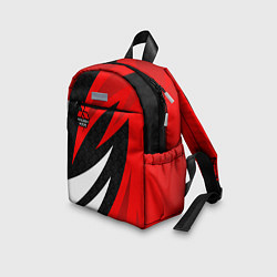 Детский рюкзак Митсубиси - красный спорт, цвет: 3D-принт — фото 2