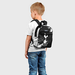 Детский рюкзак Тоттенхэм белые брызги красок, цвет: 3D-принт — фото 2