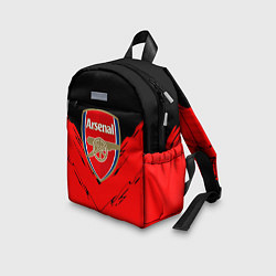 Детский рюкзак Arsenal текстура краски, цвет: 3D-принт — фото 2