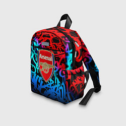 Детский рюкзак Arsenal граффити неон, цвет: 3D-принт — фото 2