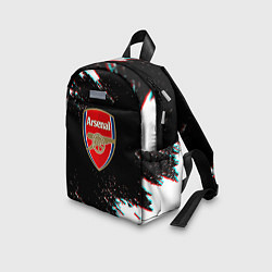 Детский рюкзак Арсенал краски глитч текстура, цвет: 3D-принт — фото 2