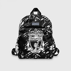 Детский рюкзак Ливерпуль белые штриха красок, цвет: 3D-принт