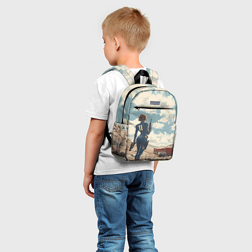 Детский рюкзак Fallout девушка в пустоши / 3D-принт – фото 5