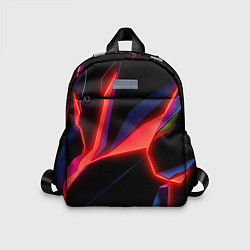 Детский рюкзак Neon red, цвет: 3D-принт