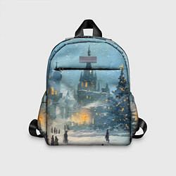 Детский рюкзак Новогодняя елка в Москве, цвет: 3D-принт