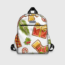 Детский рюкзак Рождественский вайб, цвет: 3D-принт