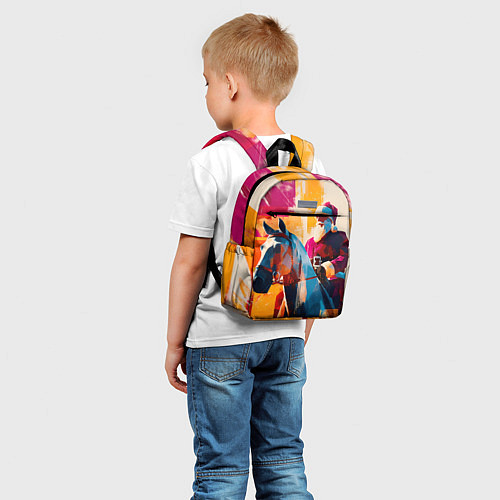 Детский рюкзак Дед Мороз на коне / 3D-принт – фото 5