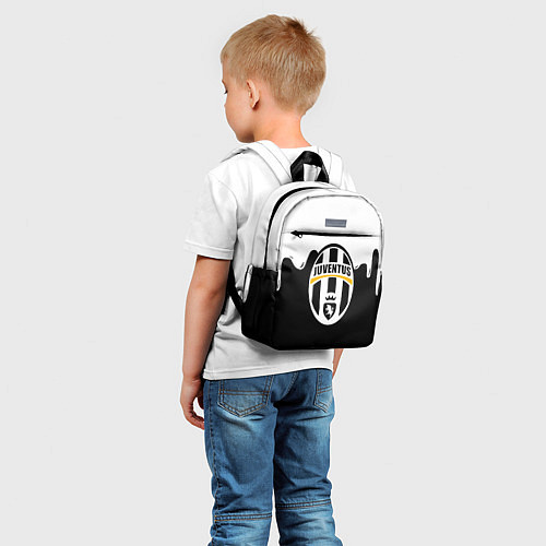 Детский рюкзак Juventus капли красок / 3D-принт – фото 5