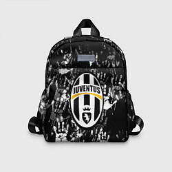 Детский рюкзак Ювентус текстура руки краски