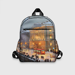 Детский рюкзак Предновогодний Санкт-Петербург, цвет: 3D-принт