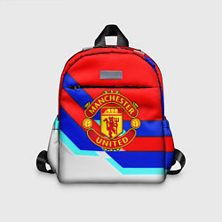 Детский рюкзак Манчестер Юнайтед полосы геометрия