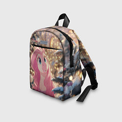 Детский рюкзак Удивленная лошадка - Новый год, цвет: 3D-принт — фото 2