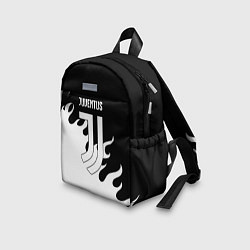 Детский рюкзак Ювентус огонь текстура, цвет: 3D-принт — фото 2