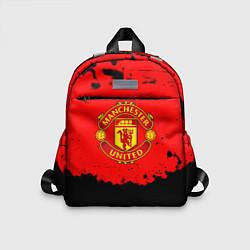 Детский рюкзак Манчестер Юнайтед краски брызги