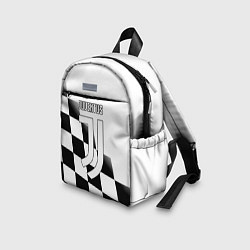Детский рюкзак Ювентус клетка краски, цвет: 3D-принт — фото 2