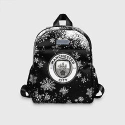 Детский рюкзак Манчестер сити снежинки новый год