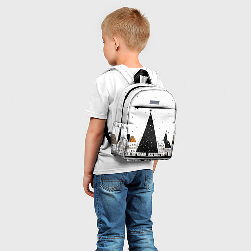 Детский рюкзак Новый год - минимализм / 3D-принт – фото 5