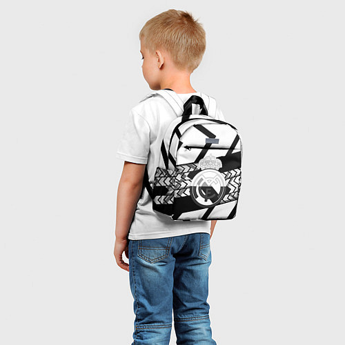 Детский рюкзак Реал Мадрид краски полосы / 3D-принт – фото 5