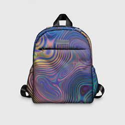 Детский рюкзак Абстрактная рябь, цвет: 3D-принт