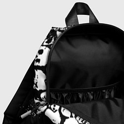 Детский рюкзак Ювентус черепа краски, цвет: 3D-принт — фото 2