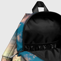 Детский рюкзак Новогодняя лошадь в очках, цвет: 3D-принт — фото 2