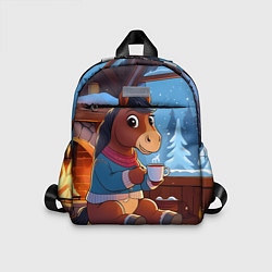 Детский рюкзак Лошадка у камина