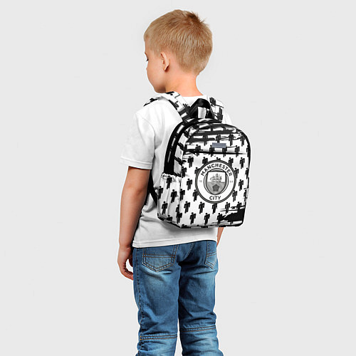 Детский рюкзак Манчестер сити краски люди / 3D-принт – фото 5