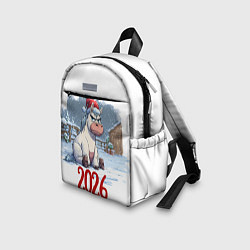 Детский рюкзак Сердитая лошадь 2026, цвет: 3D-принт — фото 2