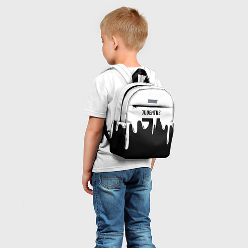 Детский рюкзак Ювентус жидкие краски / 3D-принт – фото 5