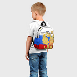 Детский рюкзак Герб России: триколор, цвет: 3D-принт — фото 2