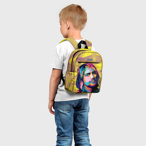 Детский рюкзак Kurt Cobain: Abstraction / 3D-принт – фото 5