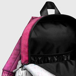 Детский рюкзак Белый и розовый, цвет: 3D-принт — фото 2