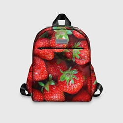 Детский рюкзак Клубничная, цвет: 3D-принт