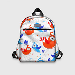 Детский рюкзак Птички, цвет: 3D-принт