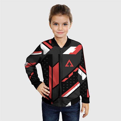 Детский бомбер CS:GO Cyrex Pattern / 3D-Черный – фото 4