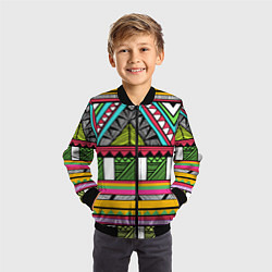 Бомбер детский Зимбабве, цвет: 3D-черный — фото 2