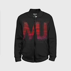 Бомбер детский Manchester United team, цвет: 3D-черный