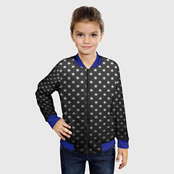 Бомбер детский Black Milk: Stars Black, цвет: 3D-синий — фото 2