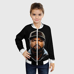Бомбер детский Ice Cube, цвет: 3D-белый — фото 2