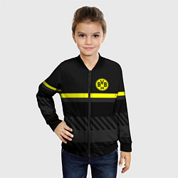 Бомбер детский FC Borussia 2018 Original #3, цвет: 3D-черный — фото 2