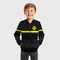 Бомбер детский FC Borussia 2018 Original #3, цвет: 3D-черный — фото 2