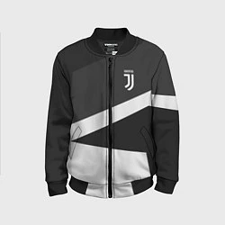 Бомбер детский FC Juventus: Sport Geometry, цвет: 3D-черный